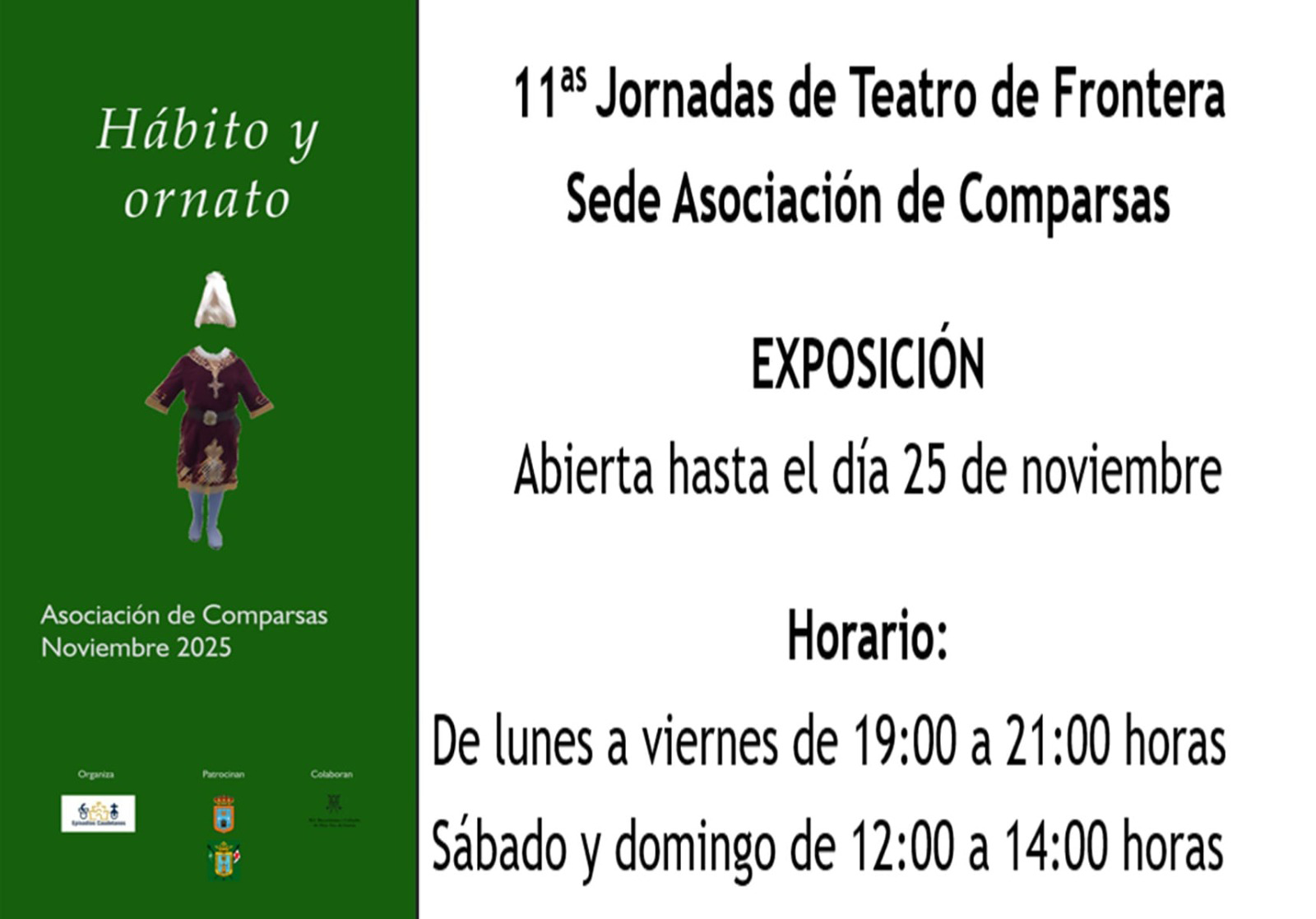 EXPOSICIÓN 11 JORNADAS DE TEATRO DE FRONTERA
